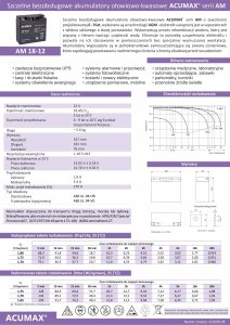 EMU EMU BATTERY 12V 18AH VRLA AM18-12 ACUMAX 2