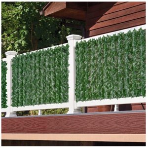 Ibergarden SZTUCZNY ŻYWOPŁOT Bluszcz OGRODZENIE BALKON PŁOT ŚCIANĘ DACH CIEŃ 300x50 XL 2