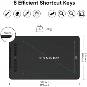 Tablet graficzny XP-Pen DECO01V3 10