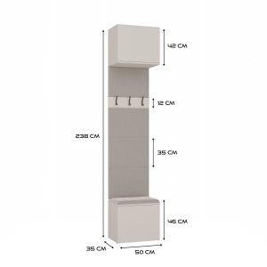 Topeshop Garderoba HAGA II/SW KASZMIR 12