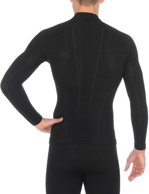 Brubeck Bluza męska Extreme Wool czarna r. M (LS11920) 7