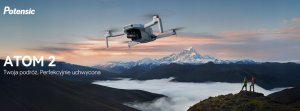 Dron Canyon Potensic ATOM 2 GPS dron z kamerą 3-baterie i torba transportowa 6