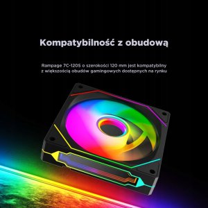 Wentylator Rampage 7C-120S ARGB 10