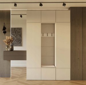 Goodhome Garderoba HAGA III 2Sz1W KASZMIR 2x Szafa + Wieszak 10