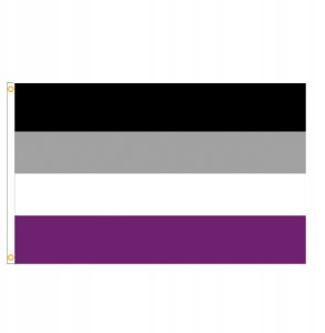 Guirca FLAGA TĘCZOWA LGBT DUŻA 90x150cm ASEKSUALNOŚĆ F10 5