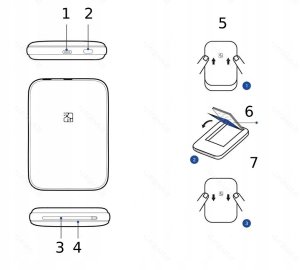 Drukarka fotograficzna Avery Zweckform Drukarka KOLOROWA LASEROWA MOBILNA Przenośna do ZDJĘĆ Aplikacja BT +Papier 2