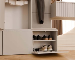 Goodhome Garderoba HAGA IV 2Sz2W KASZMIR 2x Szafa + 2x Wieszak 7