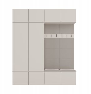 Goodhome Garderoba HAGA IV 2Sz2W KASZMIR 2x Szafa + 2x Wieszak 9