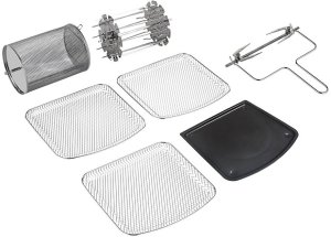Frytkownica beztłuszczowa Tesla TESLA AirCook & Grill QG800 WiFi wielofunkcyjna frytkownica i grill z aplikacją mobilną 12