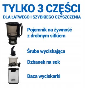 Wyciskarka wolnoobrotowa Gallet SJ 770 6