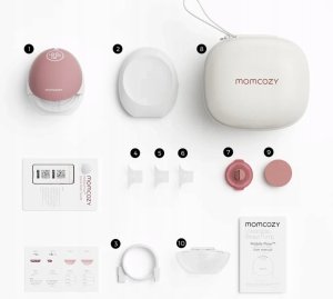 Laktator U-grow Momcozy M9 Pojedynczy czerwony | Laktator | 150ml 2