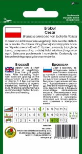 Apte PNOS Nasiona warzyw | Brokuł Cezar | Opakowanie 2g 2