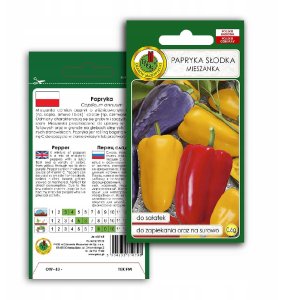 Seklos LT PNOS Mieszanka nasion | Papryka Słodka | Opakowanie 0,6g 8