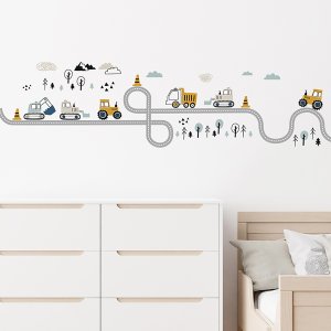 ROOM Decor SIPO-WS63042 NAKLEJKI NA ŚCIANE TRAKTORY ULICA 6