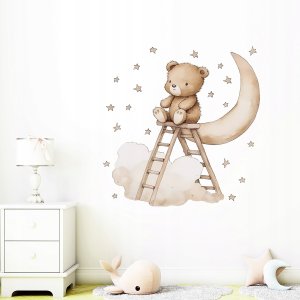 ROOM Decor SIPO-WS63047 NAKLEJKI NAŚCIANĘ MIŚ DARABINA 2