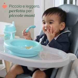 Chicco CHICCO-1610025-PIERWSZA ŁYŻECZKA          NIEBIESKA 8M+ 4