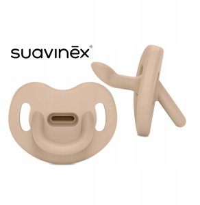 Canpol SUAVINEX - 308626-SMOCZEK 100% SILIKONOWY ANATOMICZNY SX PRO/0-6M/BEŻOWY/COLOUR ESSENCE 6