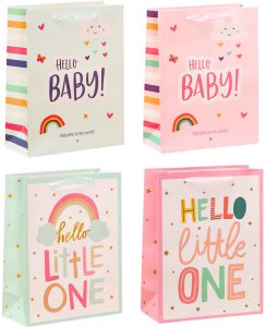 Lean Torba Prezentowa Dla Dziecka Hello Baby Little One 36 x 12 x 10cm 2