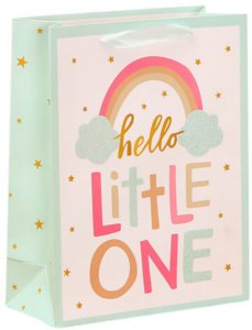 Lean Torba Prezentowa Dla Dziecka Hello Baby Little One 36 x 12 x 10cm 5