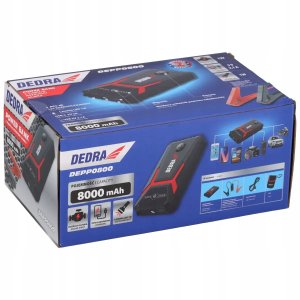 Dedra URZADZENIE ROZRUCHOWE POWERBANK 8000 MAH 7