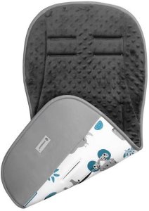 Humbi Wkładka do wózka spacerowego 37x78 cm dwustronna, mata do wózka spacerowego, zwierzątka UNIWERSALNY 7