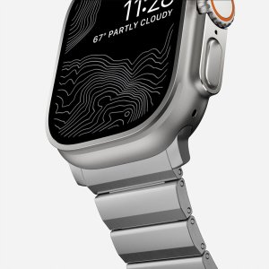 Nomad Nomad Titanium Band, natural - Apple Watch 49mm/46mm/45mm/44mm/42mm 4