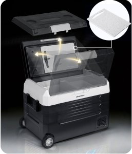 Lodówka turystyczna Berdsen Icemax 400 40 litry - czarno-szara 7