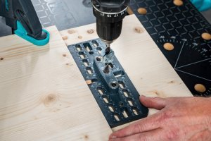 Wolfcraft Zestaw mimośrodowych złączy meblowych, wolfcraft 13