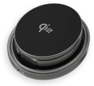 Ładowarka Prestigio Twist 3-in-1, wireless Qi2 charging station for iPhone (15W), AppleWatch (2.5W) & AirPods (5W), Qi2 certified, magnetic charging pads with stand function, foldable, power adapter 30W, USB-C charging cable 1 m, space gray 4