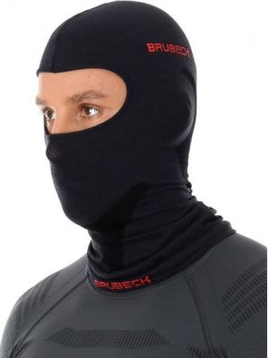 Brubeck Kominiarka merino czarna r. S/M (KM10370) 2