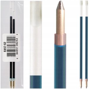 Pentel Wkłady do długopisu BXS7 błękitne (2) 3