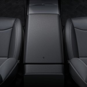 Spigen Spigen Tesla Armrest Cover, black - Tesla Model 3 2024 11