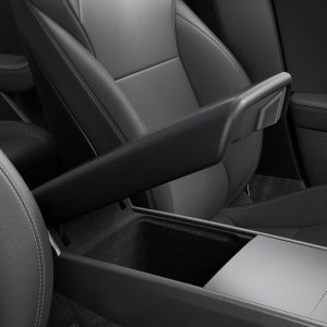 Spigen Spigen Tesla Armrest Cover, black - Tesla Model 3 2024 9