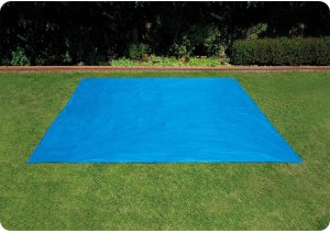 Dmuchane Uniwersalna mata folia plandeka pod basen ogrodowy 488 x 488 cm DM-504 4