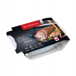 Termisil NACZYNIE ŻAROODPORNE PROSTOKATNE GRILL DROP 5,2L 3