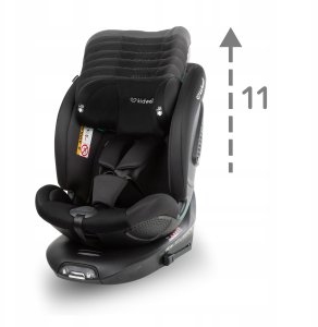 Fotelik samochodowy MoMi FOTELIK SAMOCHODOWY GOCAR od 40 do 135 cm BLACK GREY 5906601700699 5