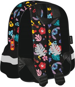 Derform PLECAK 23X28X13 1ZAM 3KIESZ STITCH BLACK ALOHA 2