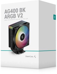 Chłodzenie CPU Deepcool AG400 BK ARGB V2 (R-AG400-BKAMMN-GJD) 7