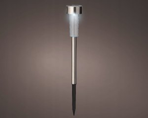 Kaemingk Lampka solarna ogrodowa 28cm LED zimne białe światło 2