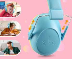 Senior Home Life FONOTE EARMUFFS BLUE Nauszniki ochronne dla dzieci niebieskie 2