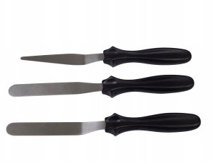 Brunbeste ZESTAW 3 SZPATUŁEK DO DEKORACJI WYROBÓW CUKIERNICZYCH BRUNBESTE BB-1693 2