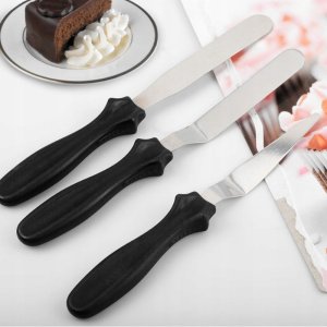 Brunbeste ZESTAW 3 SZPATUŁEK DO DEKORACJI WYROBÓW CUKIERNICZYCH BRUNBESTE BB-1693 6