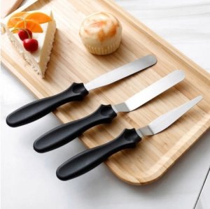 Brunbeste ZESTAW 3 SZPATUŁEK DO DEKORACJI WYROBÓW CUKIERNICZYCH BRUNBESTE BB-1693 8