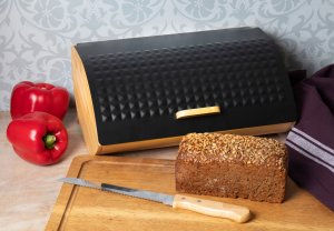 Chlebak Brunbeste CHLEBAK BAMBUSOWO-STALOWY BRUNBESTE COSMIC BB-2692 CZARNY 6
