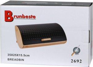 Chlebak Brunbeste CHLEBAK BAMBUSOWO-STALOWY BRUNBESTE COSMIC BB-2692 CZARNY 7