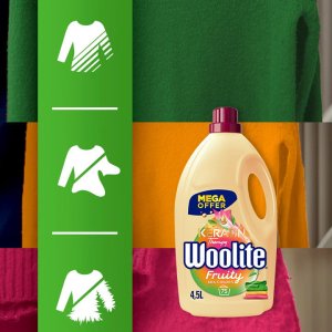 Woolite Fruity do Kolorów z Keratyną 4,5l/75 prań 6