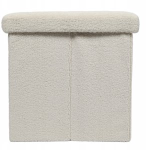 Storage Solutions Pufa ze schowkiem boucle BINI, 38 x 38 x 38 cm 4