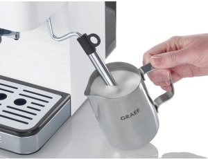 Ekspres ciśnieniowy Graef ES 401, Espresso machine, 1.25 L, Ground coffee, 1400 W, Grey 4