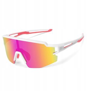 RockBros Okulary rowerowe Rockbros dla dzieci, polaryzacyjne, z ochroną UV dziecięce - białe 4
