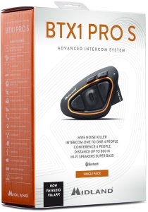 Midland Interkom motocyklowy Midland BTX1 PRO S-SINGLE na 1 kask 5